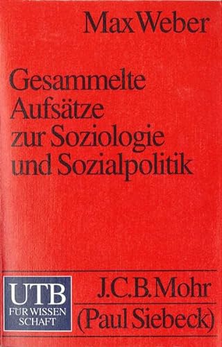 Gesammelte Aufsätze zur Soziologie und Sozialpolitik.